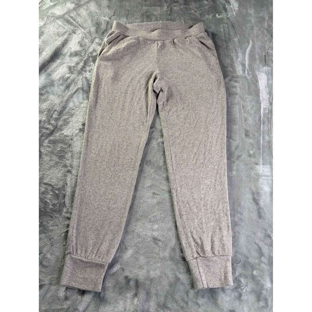 Velvet by Graham & Spencer Sweat Pants Made USA YARN Womens S Gray Tapered Leg